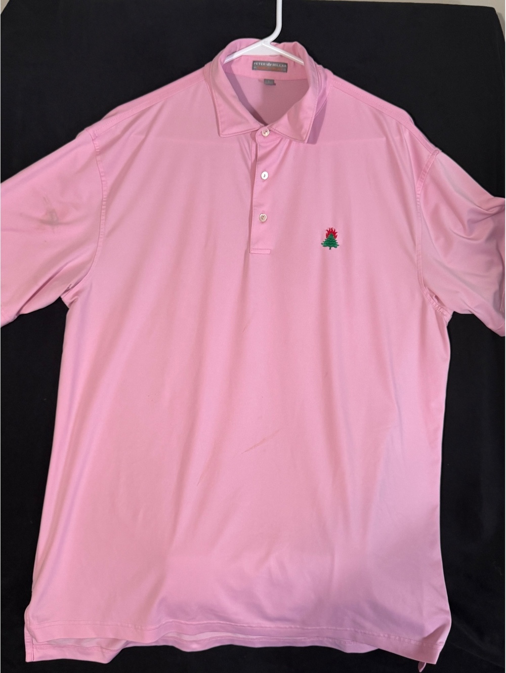 Peter Millar Summer Comfort Burning Tree Logo Large w Blemishes